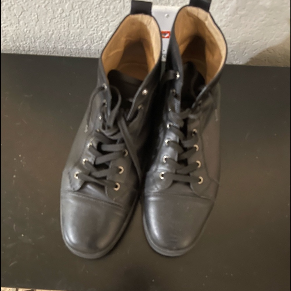 Mens black Christian Louboutin size 15